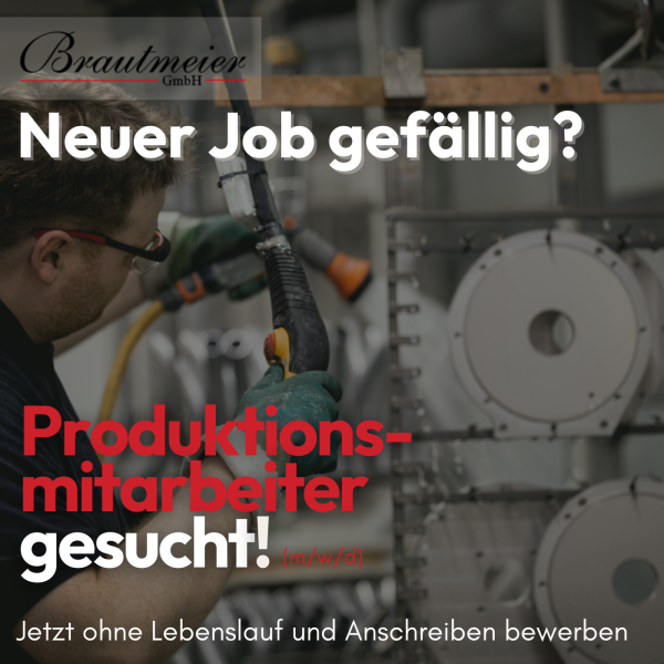 Produktionsmitarbeiter gesucht Stellenangebot Salzkotten, Paderborn und Lippstadt.